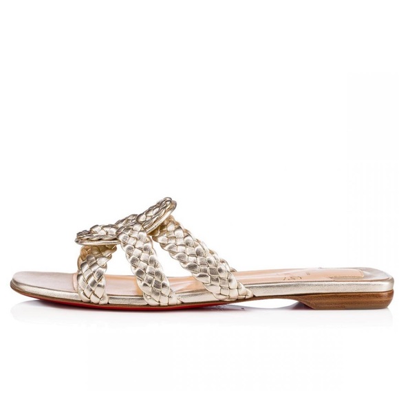Christian Louboutin Shoes - Christian Louboutin Leather Mariella sandals RETAIL 695